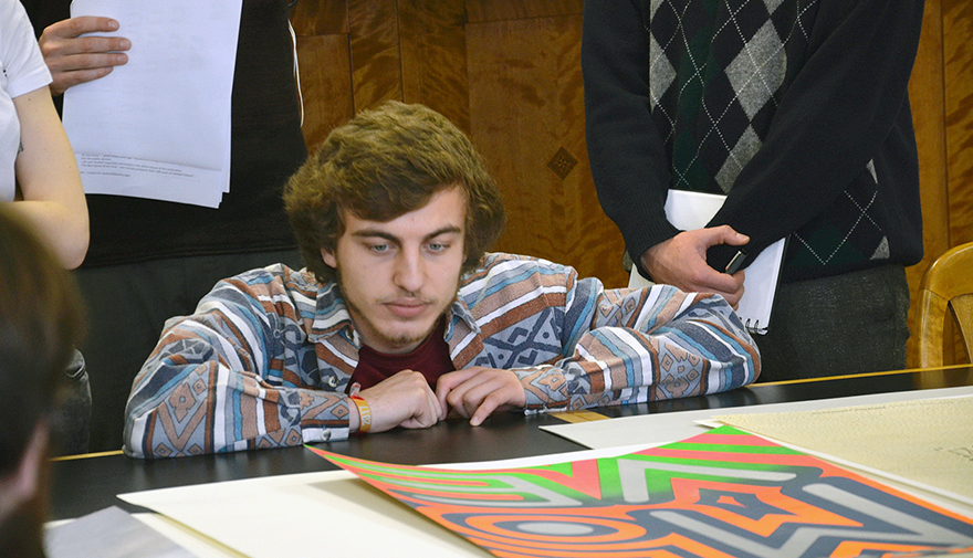 Poster screening at the Art-Library Berlin