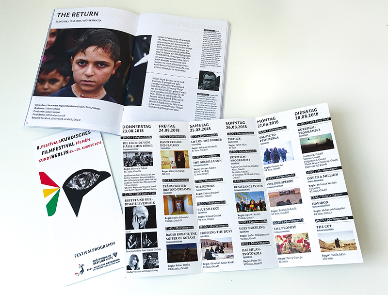 Graphic design for a Berlin-based film festival