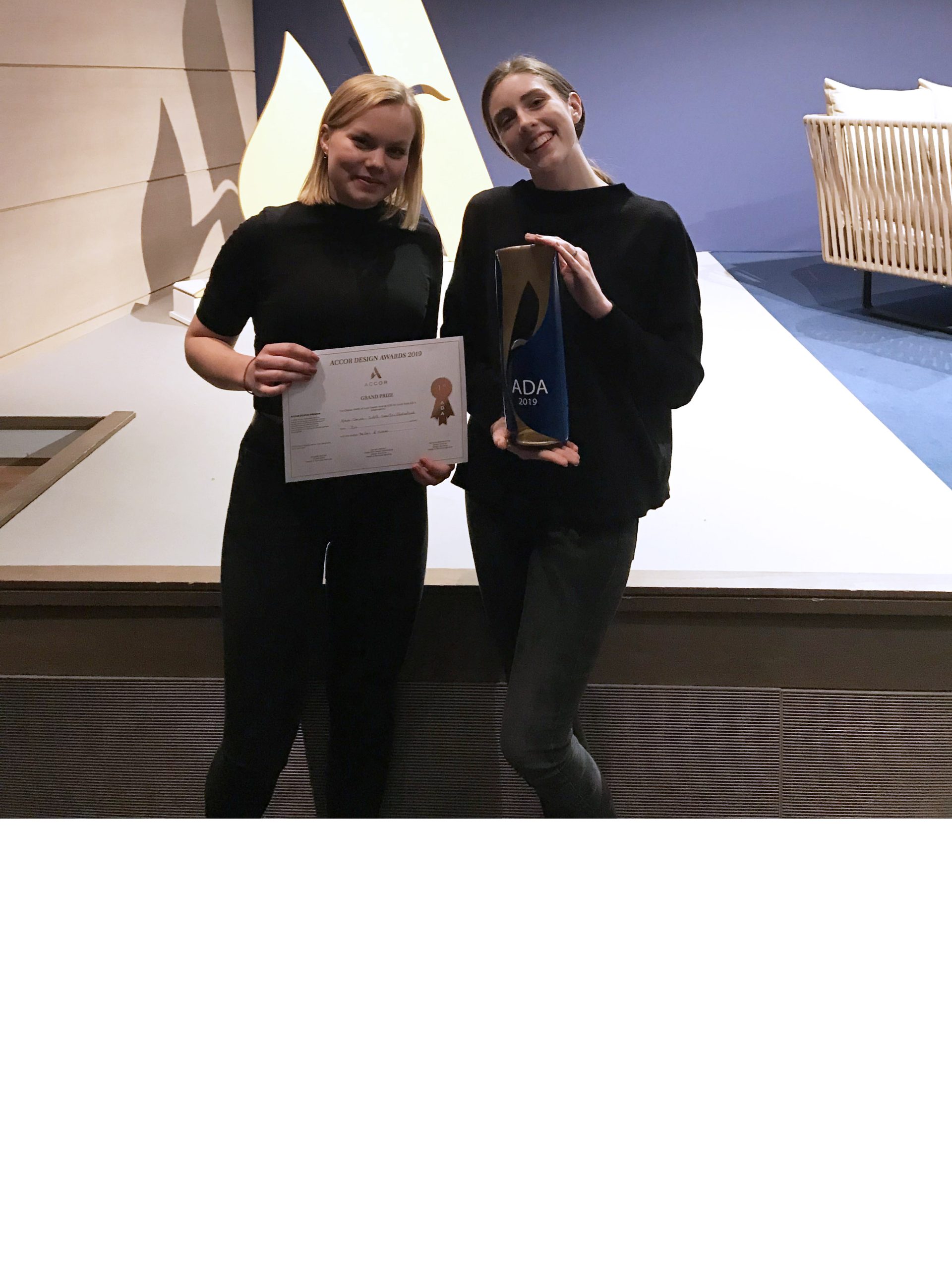 1st prize at the Accor competition