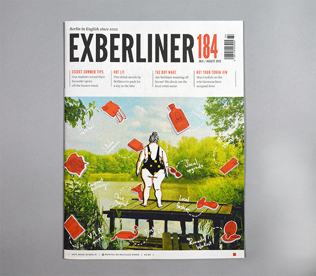 Coverdesign für die Zeitschrift Exberliner