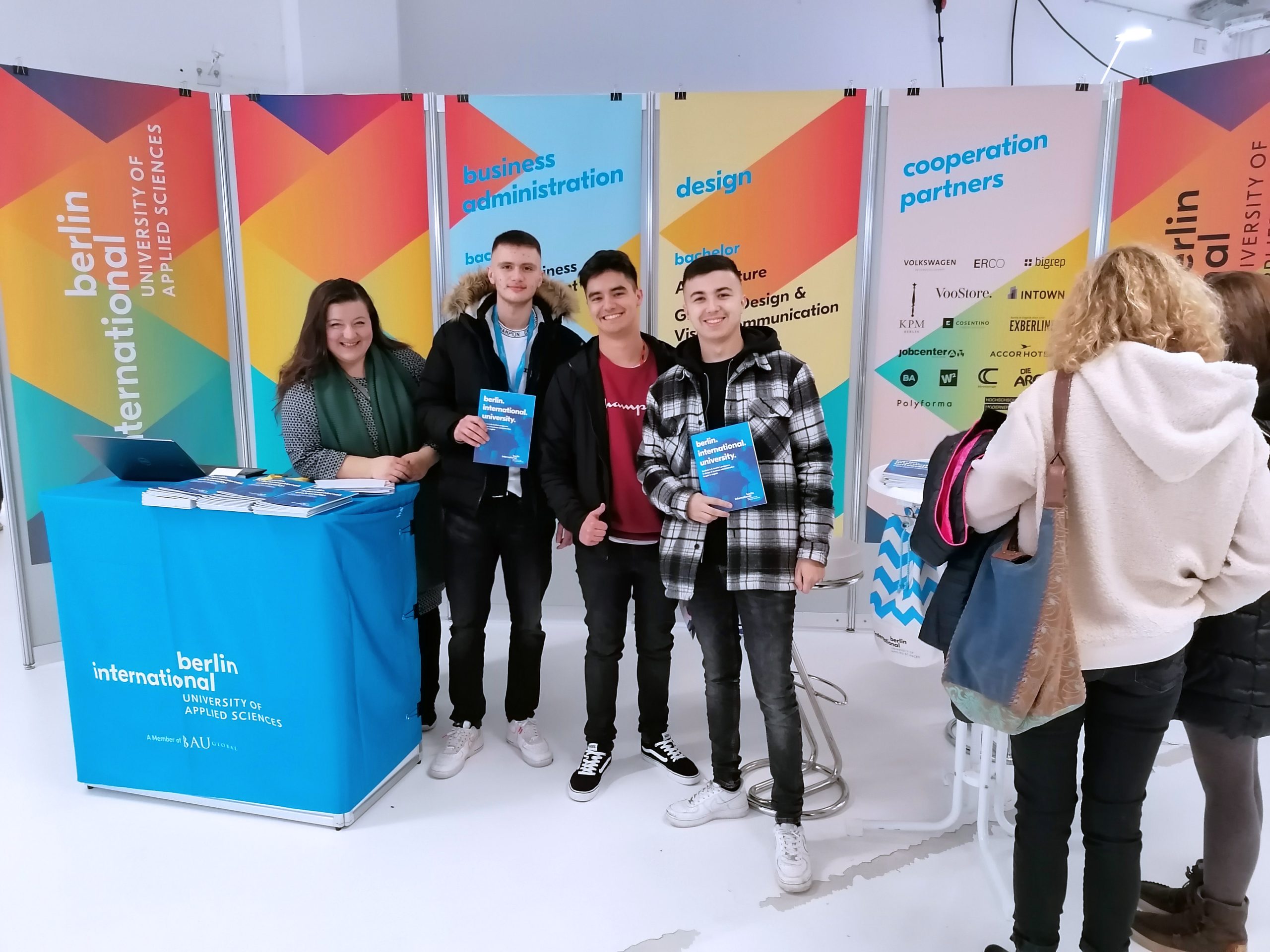 BI bei der Bachelor & More Messe