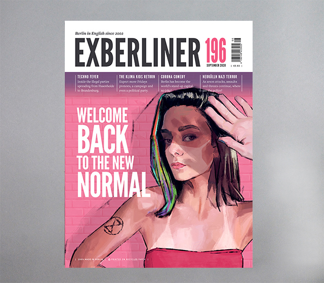 BI-Student gestaltet Exberliner Zeitschriftencover