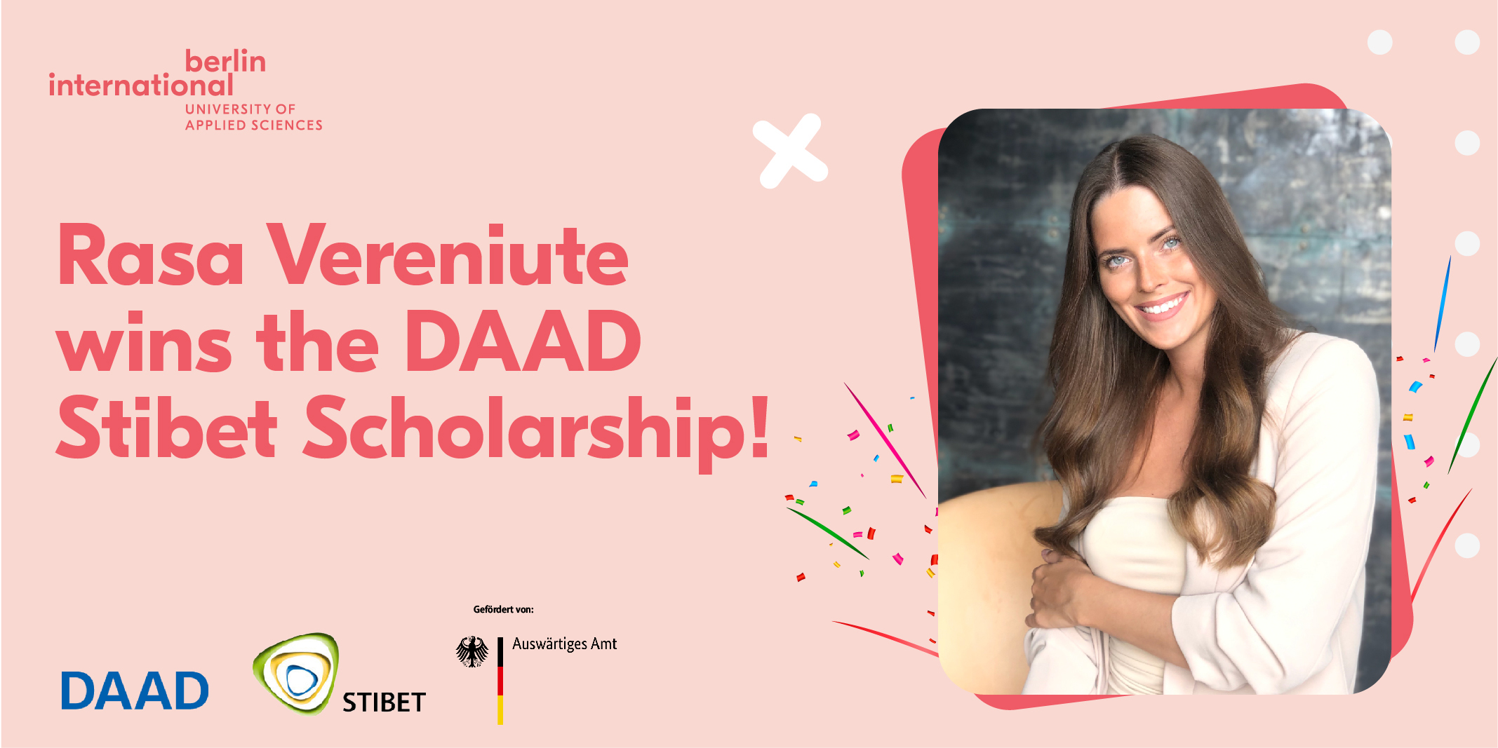 Rasa Vereniute wins DAAD Stibet Scholarship