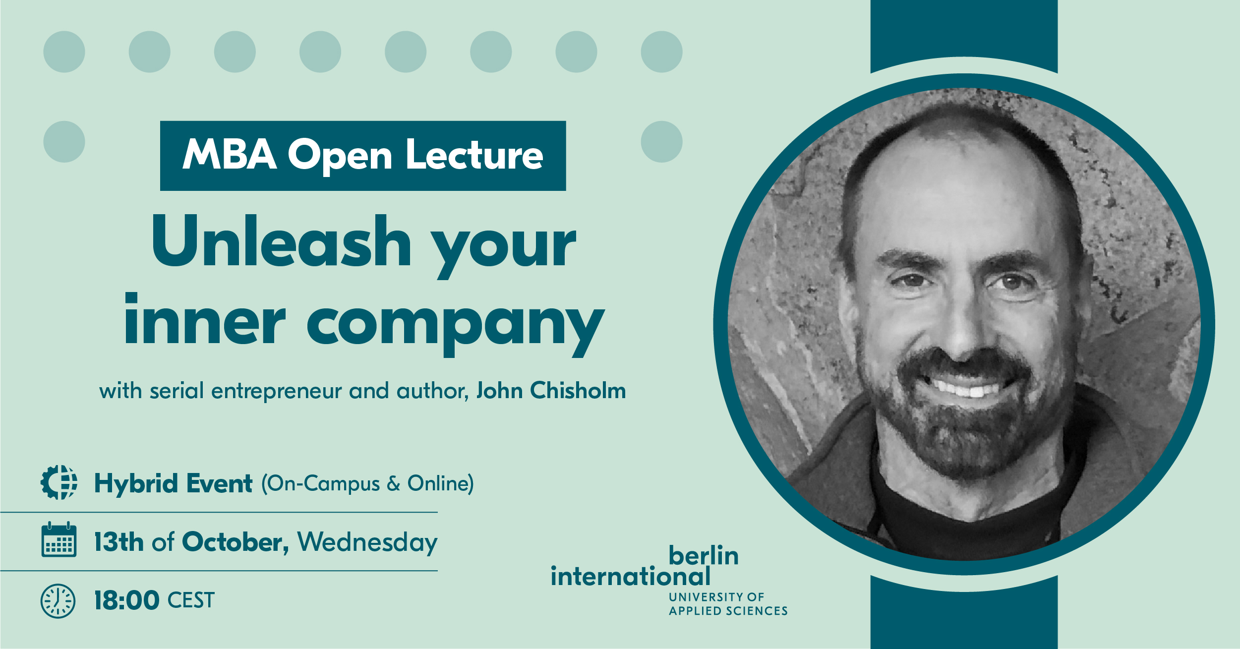 MBA Open Lecture “Unleash your inner company”