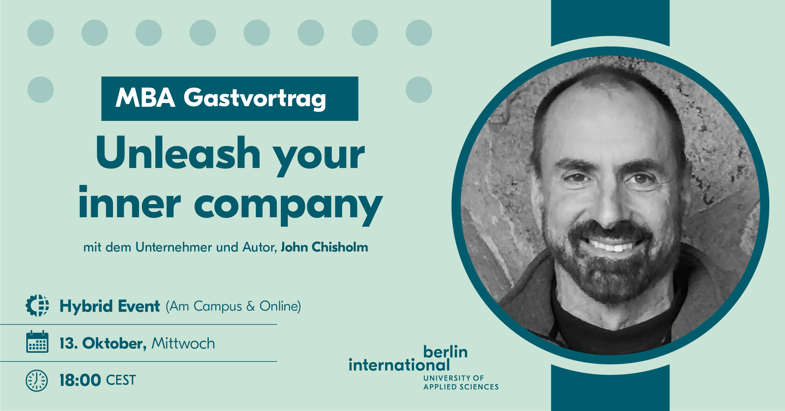 MBA Gastvortrag “Unleash your inner company”