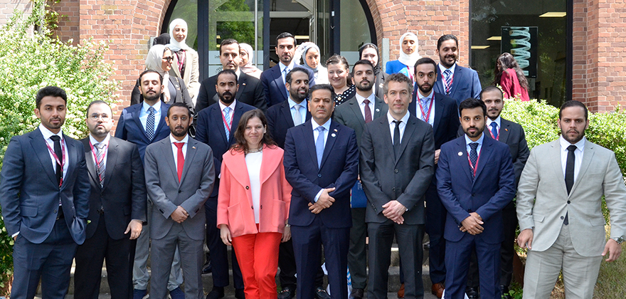 Delegation junger Führungskräfte aus Katar an der BI