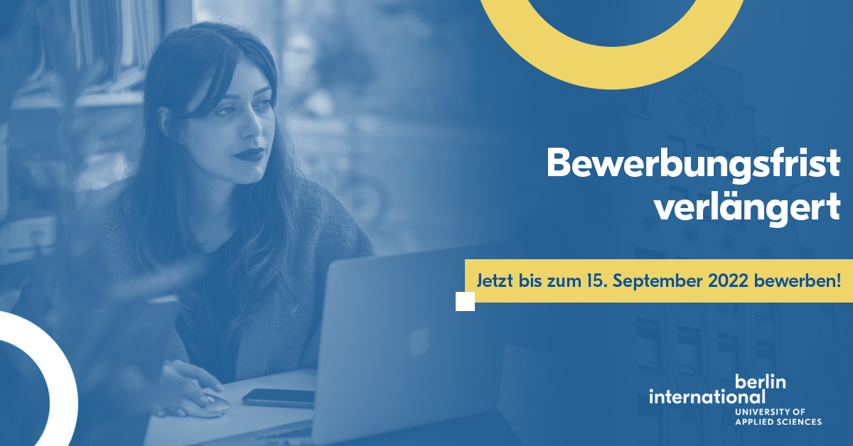 Bewerbungsfrist 2022 verlängert!