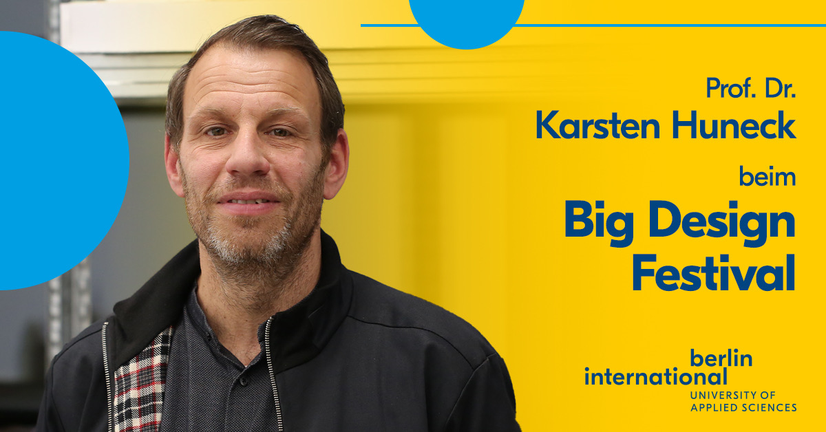 Prof. Karsten Huneck beim Big Design Festival