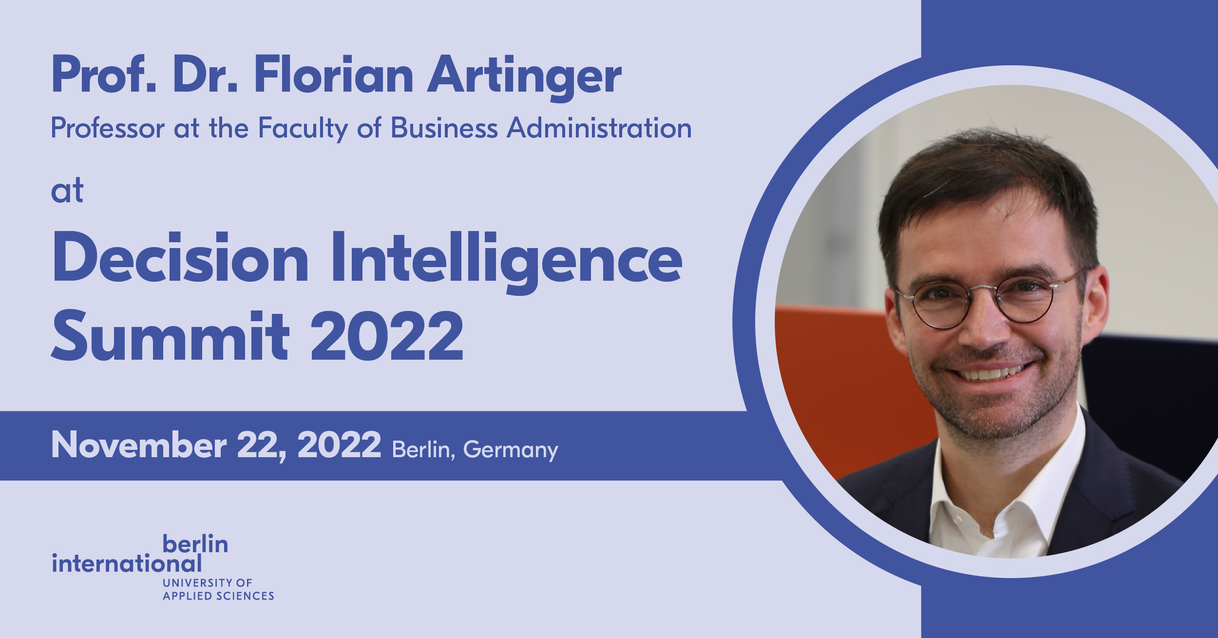 Prof. Dr. Artinger at Decision Intelligence Summit
