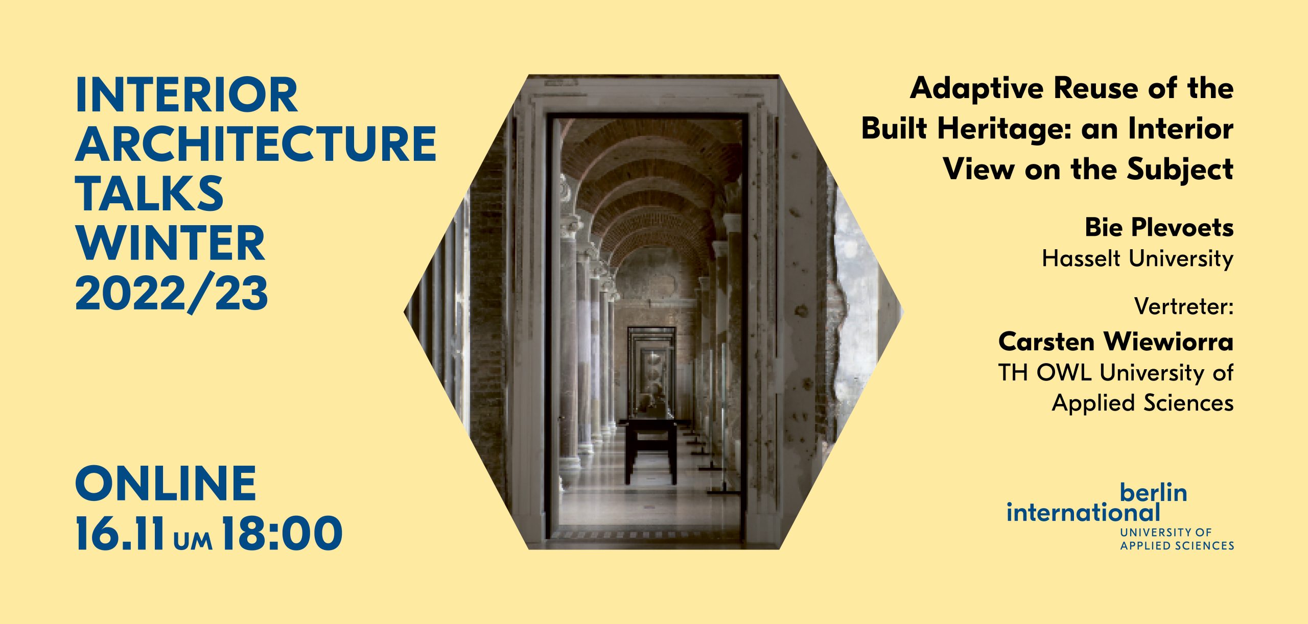 Interior Architecture Talk mit Bie Plevoets