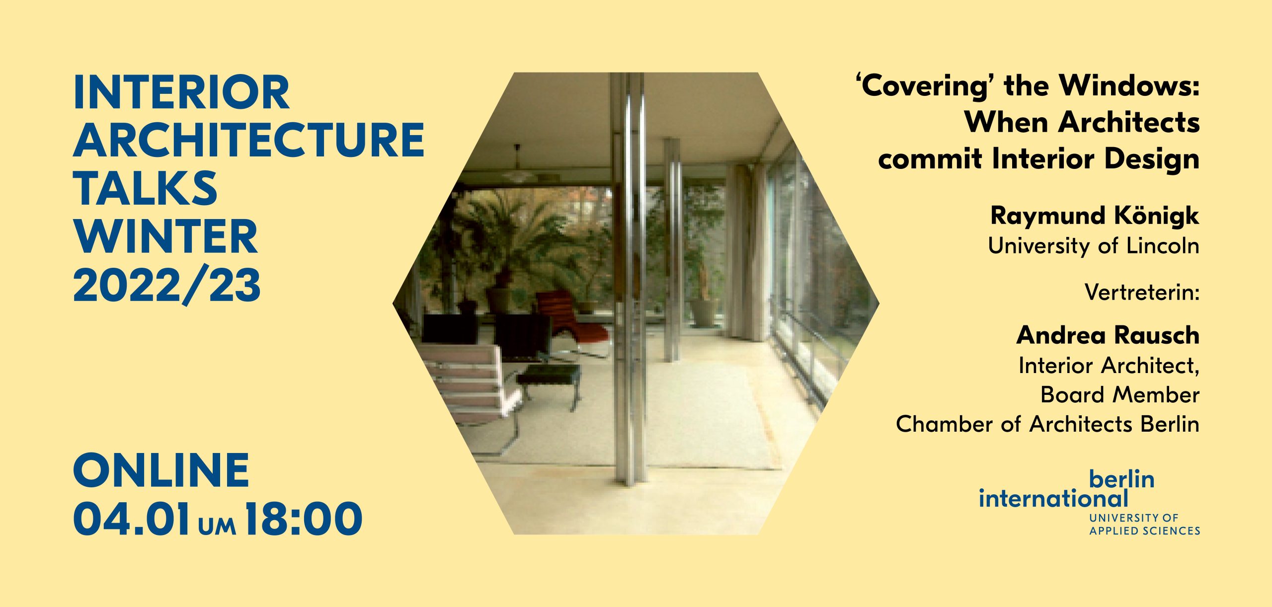 Interior Architecture Talk mit Raymund Königk