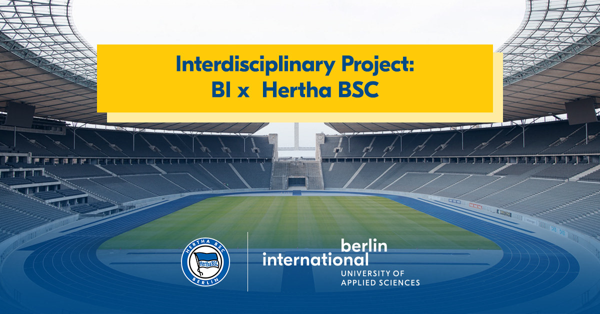 Interdisciplinary Design Project with Hertha BSC