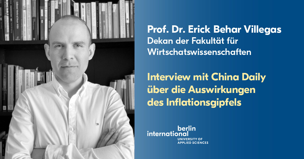 Interview mit Prof. Behar-Villegas über Inflation