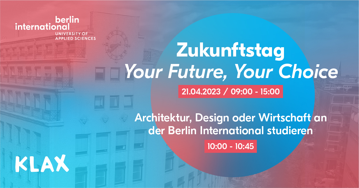 “Your Future, Your Choice” an der Klax Schule