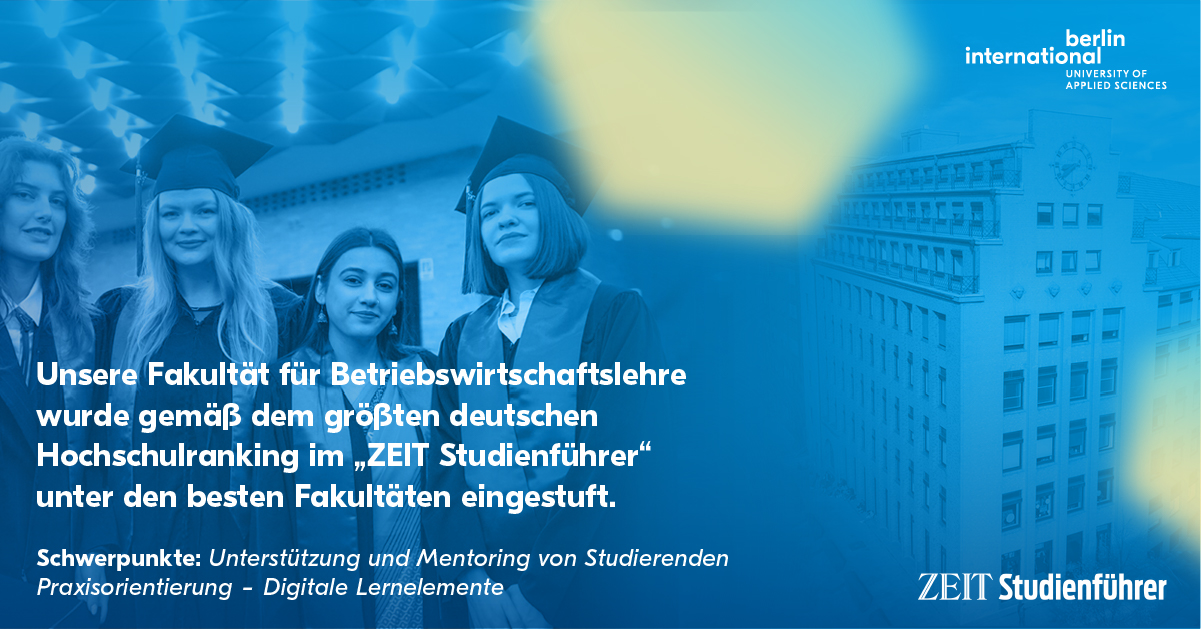 Business Studiengänge im CHE Ranking!