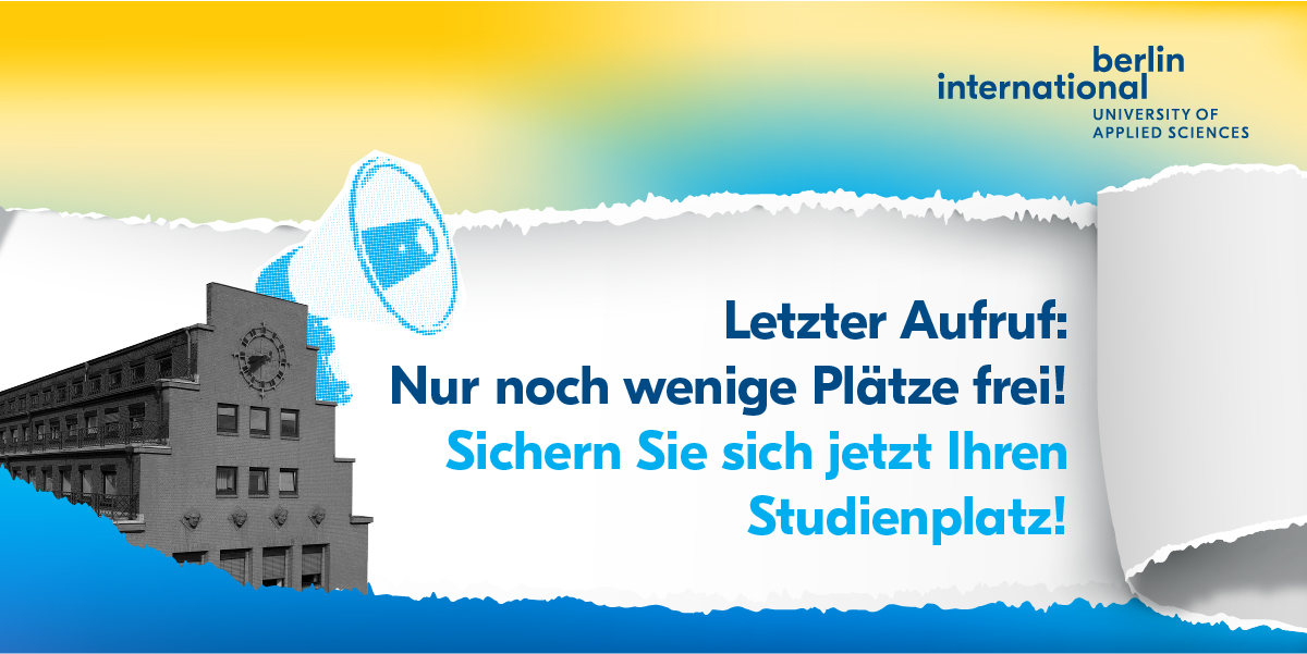 Wenige Plätze frei: Sichern Sie sich Ihren Studienplatz!