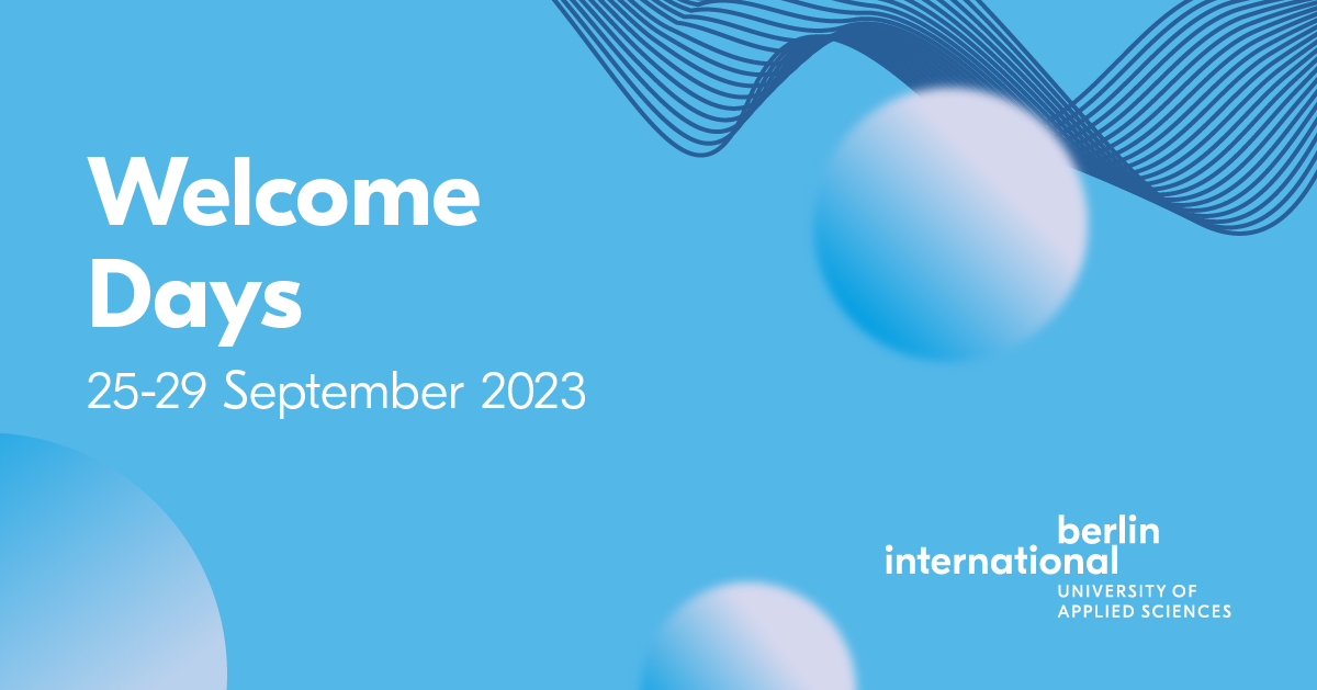 Welcome Days 2023 – ganz bald!