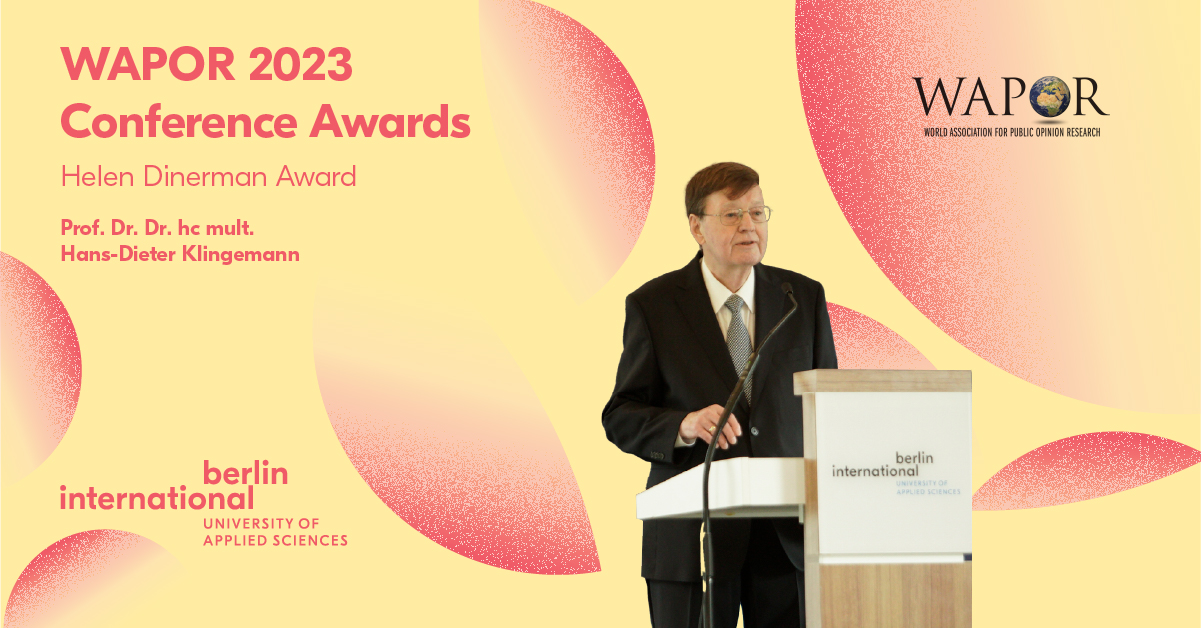 Honorary President receives Helen Dinerman Award