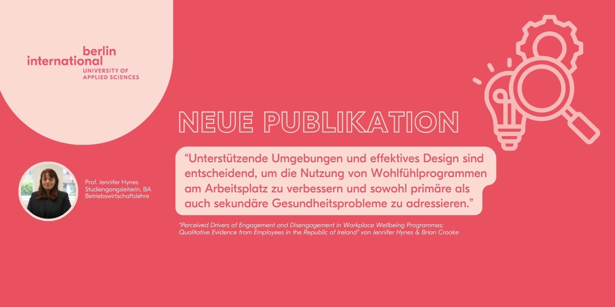Wohlbefinden am Arbeitsplatz: Studie von Prof. Dr. Hynes