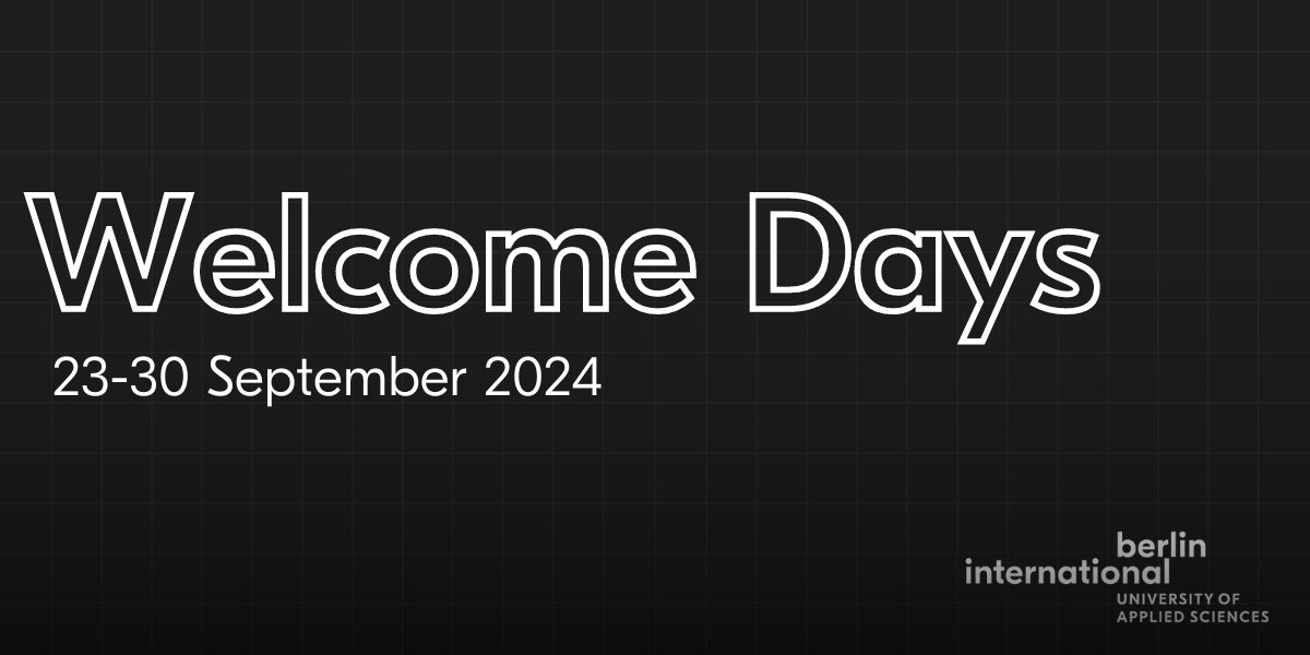 Welcome Days 2024 approaching!
