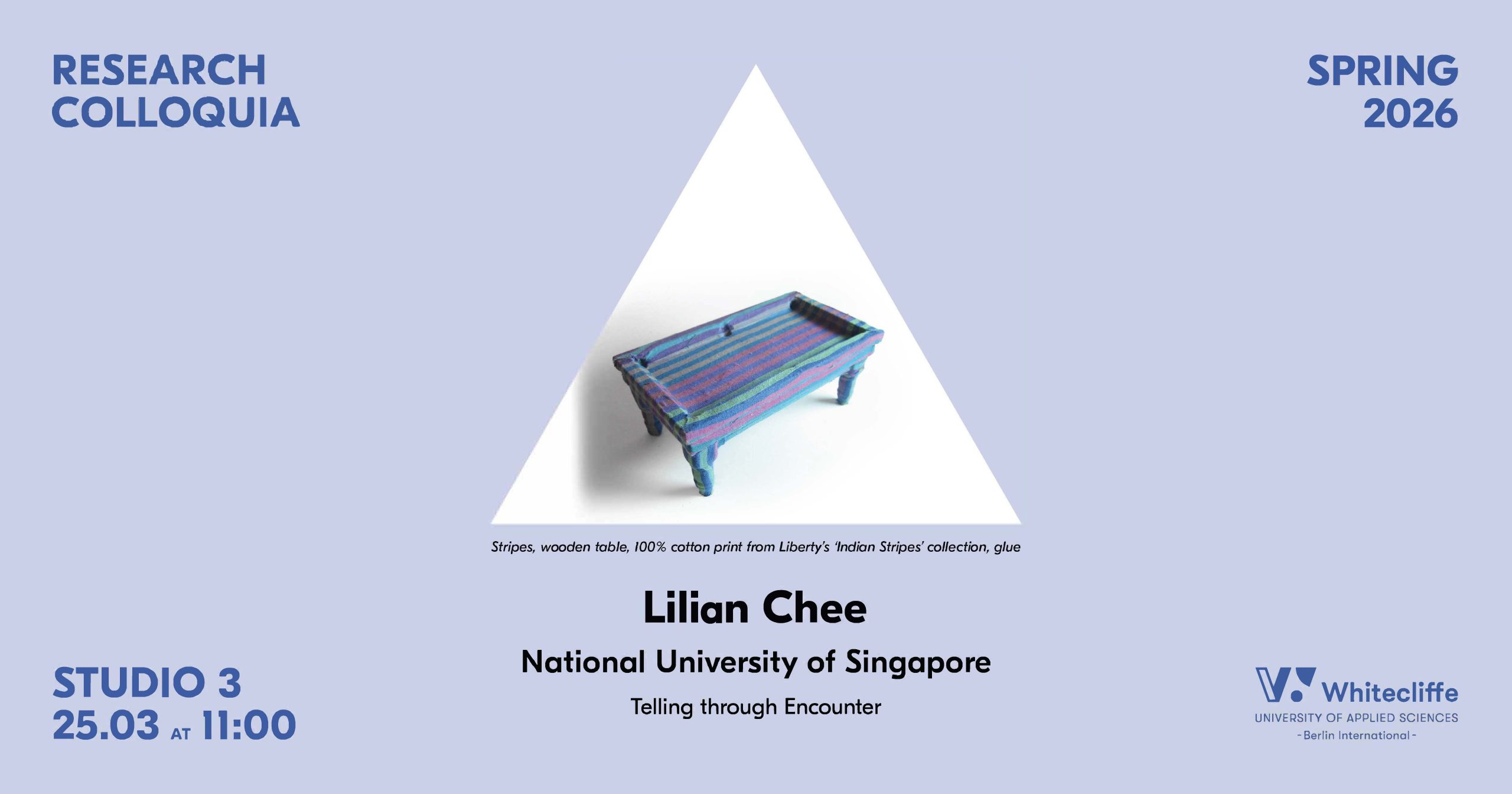 Research Colloquia Lilian Chee